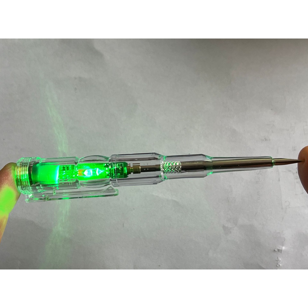 Bút Thử Điện LED màu Fukuoka đo thông mạch, Kiểm tra dây đứt ngầm, Xác định dây Nóng, Nguội