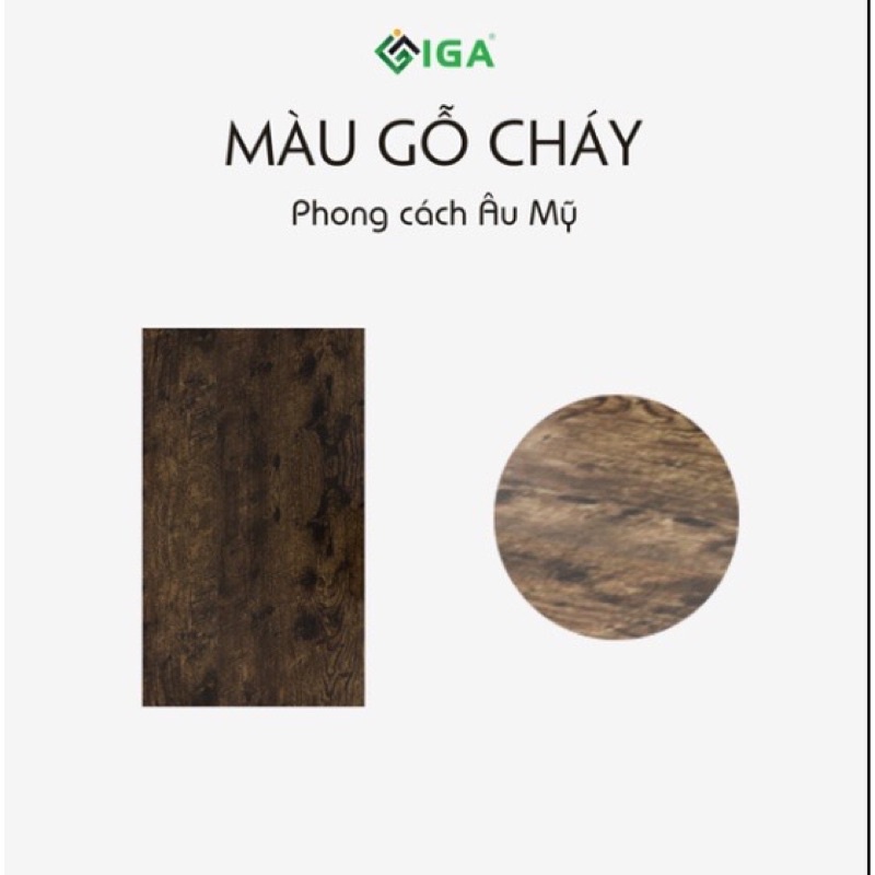 kệ sách gỗ 5 tầng GP105.08 màu gỗ cháy