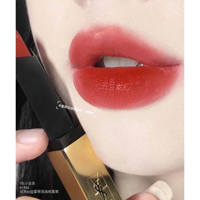 Son YSL Slim 1966 son đỏ đất ánh cam siêu đẹp, sale siêu rẻ - Herskin Official Store