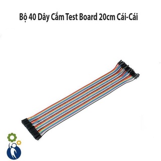 Bộ 40 Dây Cắm Test Board Chiều Dài 20cm