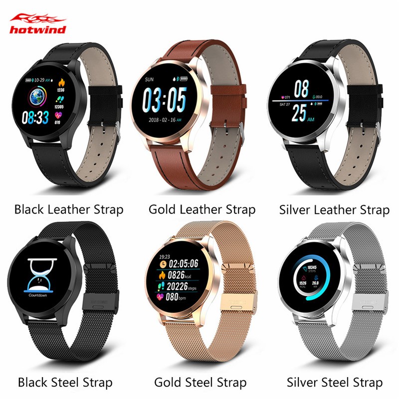 Q9 Smartwatch Color Screen Bluetooth Blood Pressure Heart Rate Monitor Pedometer Fitness Tracker