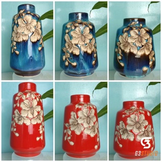 Bình Hoa Gốm Sứ Bát Tràng - Dáng Hút Lộc [ ẢNH THẬT ]