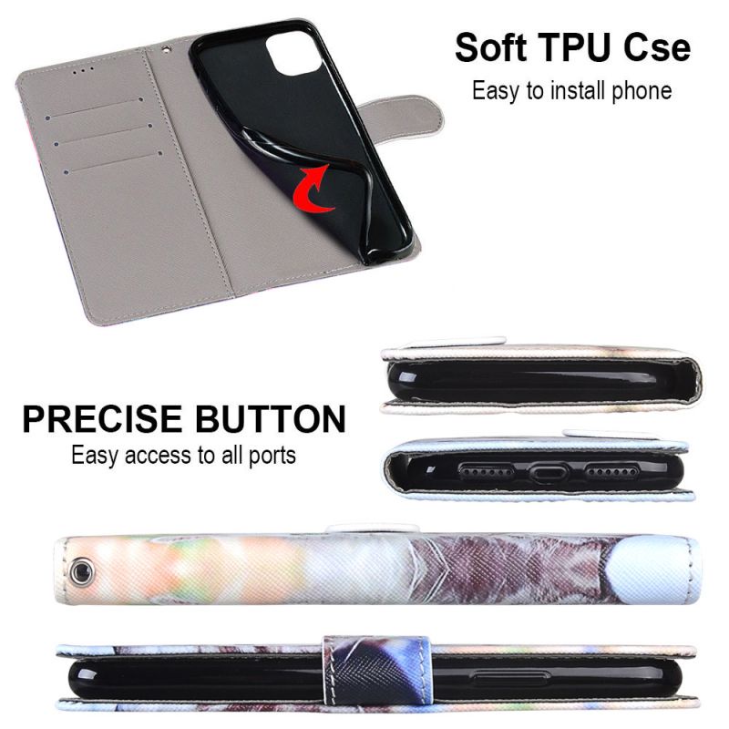 Vỏ Bao Da Điện Thoại Nắp Lật Từ Tính Có Ngăn Đựng Thẻ Cho Samsung Galaxy A73 5G A23 5G A53 5G A33 5G A13 5G A13 4G A12 A72 A52 A32 Ốp