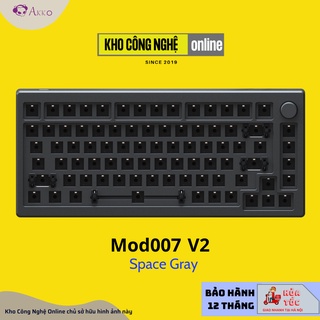 Kit bàn phím cơ AKKO Designer Studio MOD007 v3 | MOD007 v2 (Mạch Xuôi / Flex-cut / Gasket mount / South-Facing)