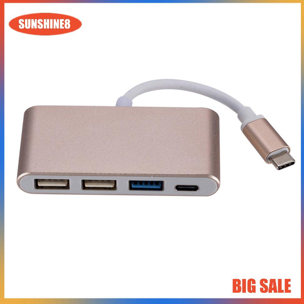 Bộ Chuyển Đổi Usb 3.1 Type-C Sang Usb Hub Type-C 4 Trong 1 Chuyên Nghiệp