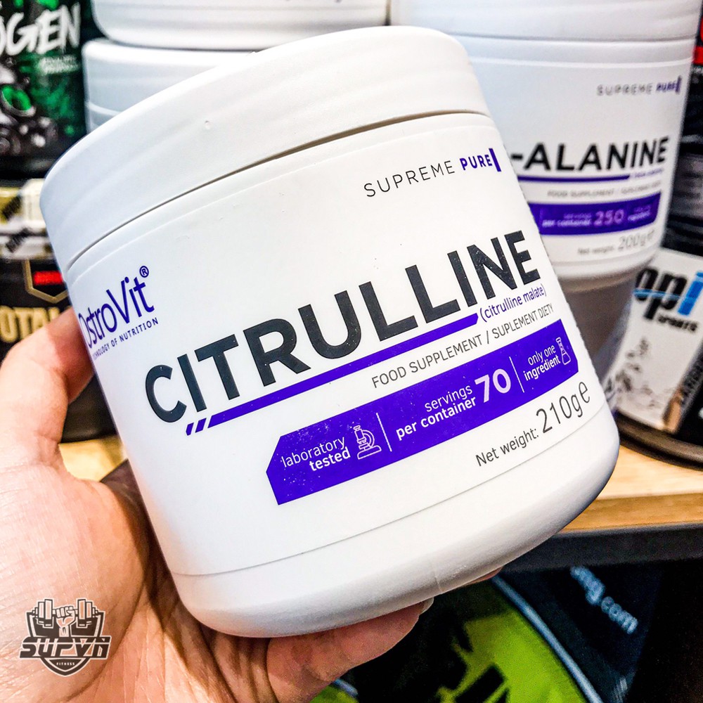 Citrulline Malate Ostrovit 210g - Tăng cường sức bền và sức mạnh trong tập luyện