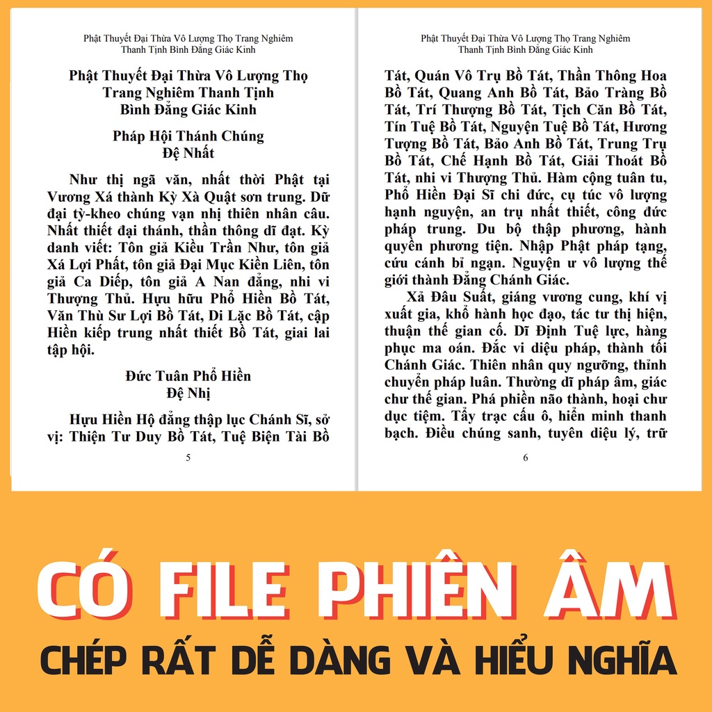 Vở Chép Kinh Phật Thuyết Vô Lượng Thọ - KP16 - Có In Mờ Chữ Hán - Học tiếng Trung qua chép Kinh Vô Lượng Thọ Chepkinh.vn