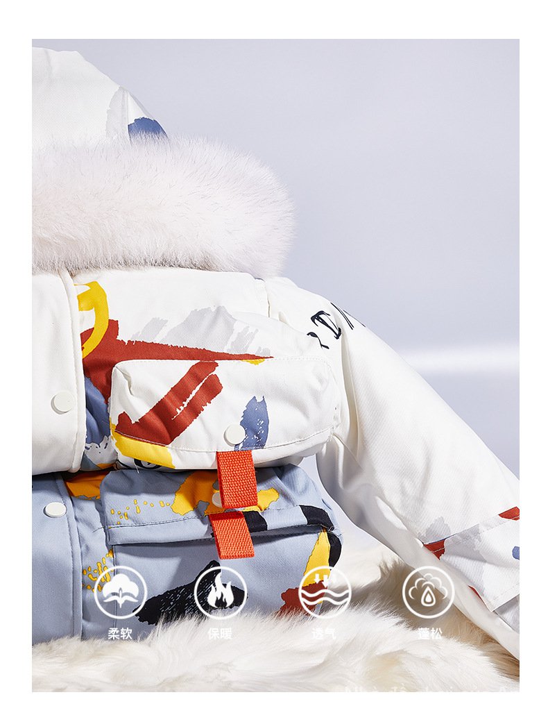 Children Girls Coat Long Thick Winter Clothes Children Coat