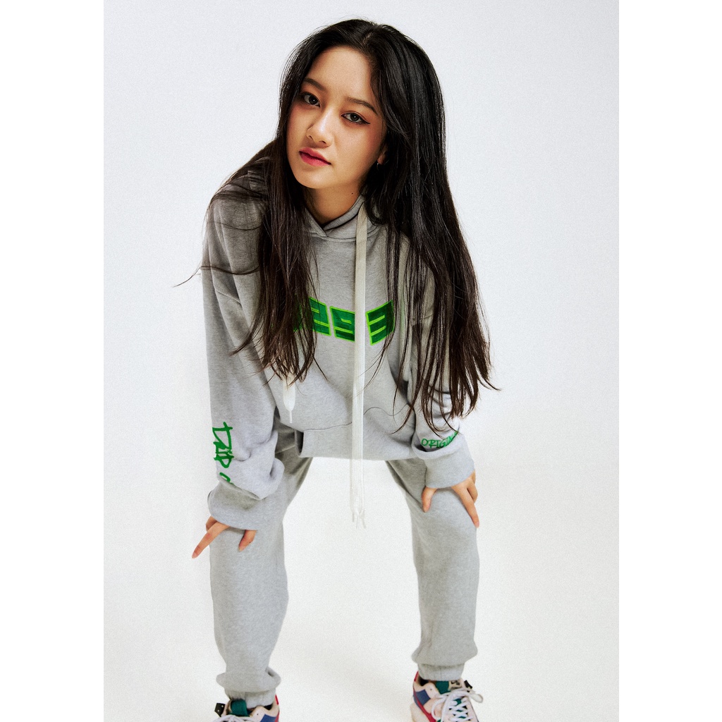 Áo Hoodie 9293 Original DOD màu xám 100%cotton chân cua xịn