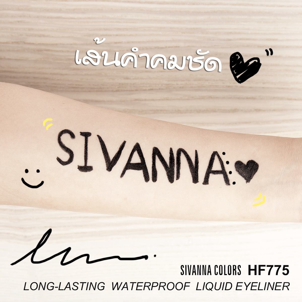 Kẻ Mắt Sivanna Long Lasting Waterproof Liquid Eyeliner HF775