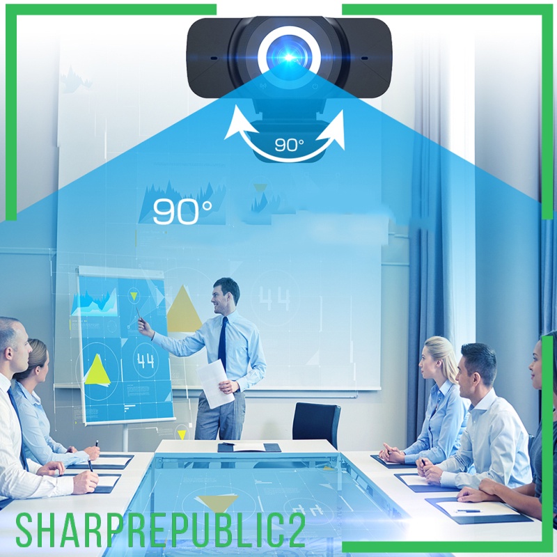 Webcam Sharprepublic2 Cổng Usb 1080p Kèm Mic Dùng Để Quay Video Cho Pc | BigBuy360 - bigbuy360.vn