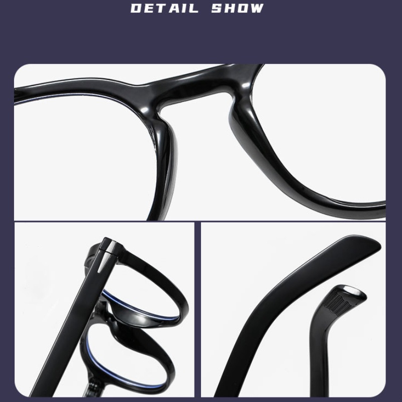 Mắt Kính Gọng Tròn Phong Cách Retro Thời Trang Cho Nam Và Nữ