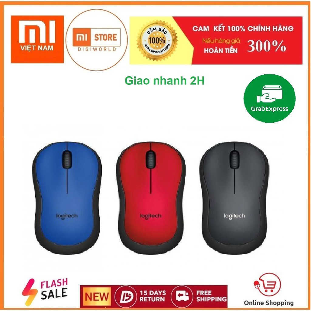 Chuột quang không dây Logitech M221 - Hàng Chính Hãng