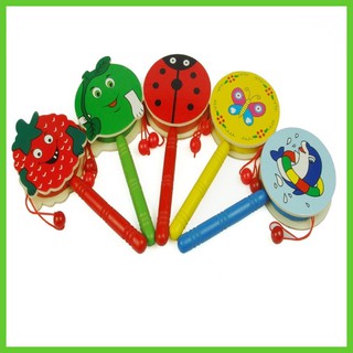 Đồ chơi trống lắc cầm tay phát triển giác quan cho bé sơ sinh - DC1