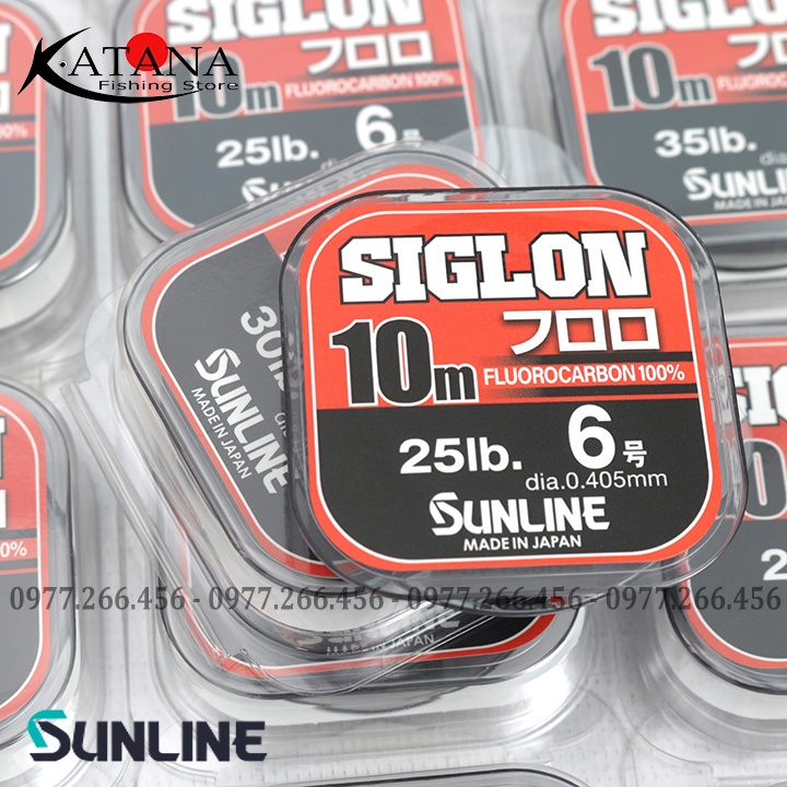 Dây FluoroCarbon Sunline Siglon FC - cuộn 10m - Made in Japan