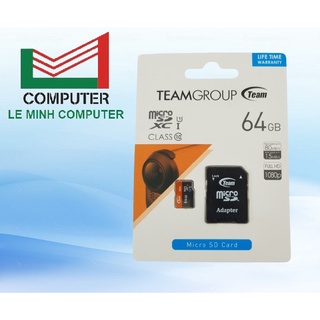 Thẻ nhớ MicroSD 64GB TEAMGROUP Box Class10 Chính hãng GIÁ TỐT
