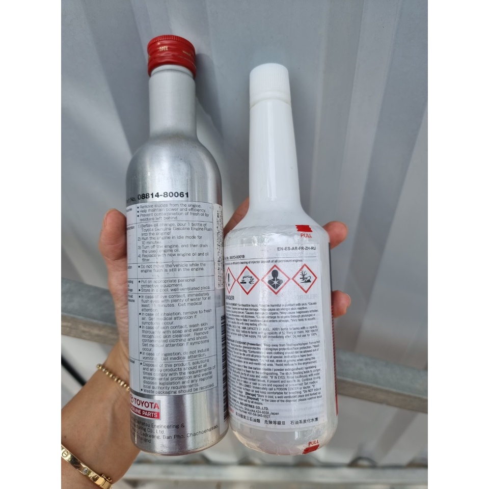 Combo súc động cơ và vệ sinh kim phun chính hãng Toyota