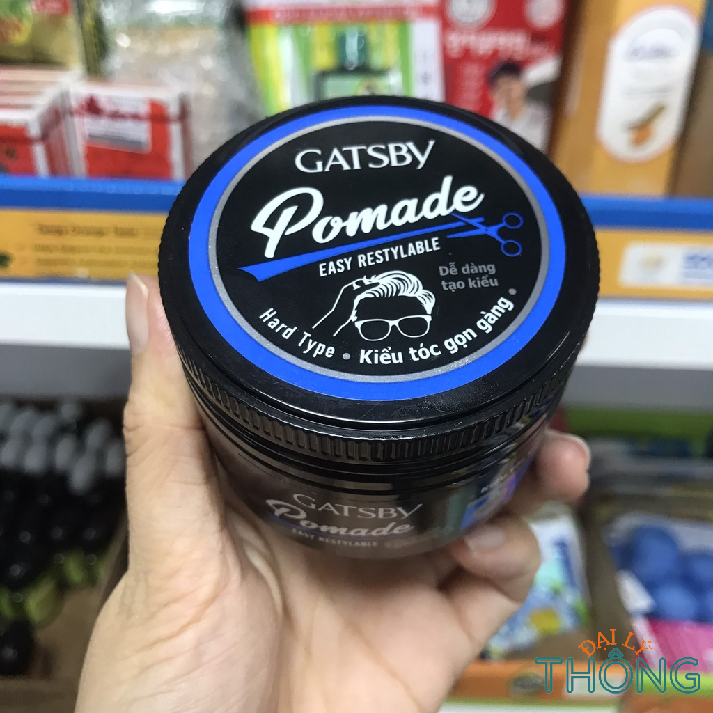 Keo vuốt tóc nam GATSBY Easy Restylable 65g / SIDE BLOW STYLING 75g / Styling Pomade 75g