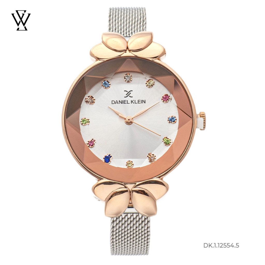Đồng Hồ Quartz Nữ Daniel Klein WATCHSTORE DK.1.12554.5 Mặt Kính Khoáng 32mm, Dây Kim Loại, Vỏ Thép Không Gỉ