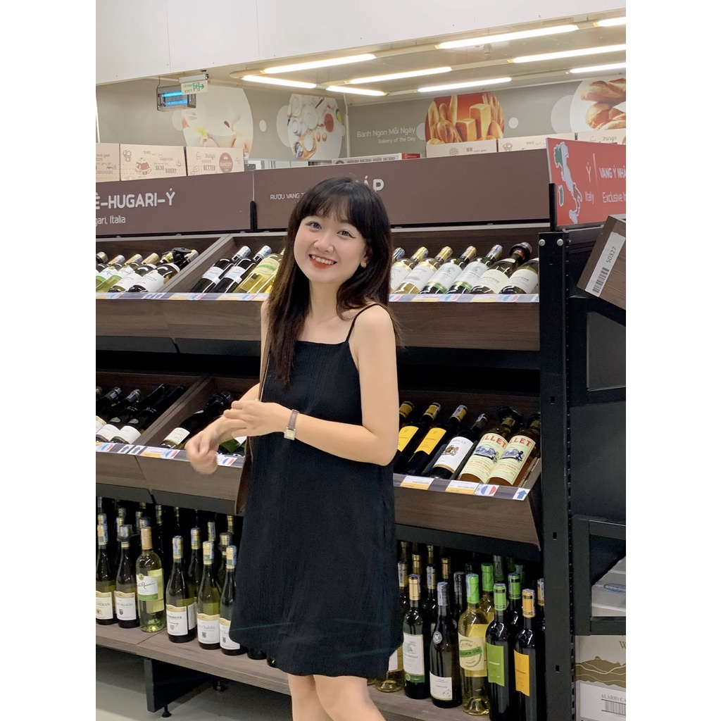 Đầm Nữ 2 Dây OLARI Dáng Suông - OL141 - Tiny Dress