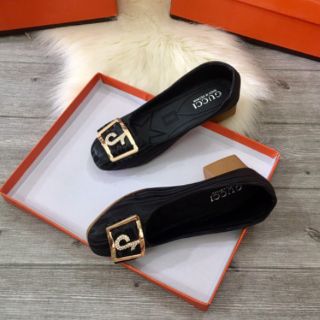 Giày nữ khoá nhạc gót 3 phân