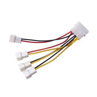Dây Cáp Điều Chỉnh Tốc Độ Từ Cổng 4x3pin Sang Cổng d type 4pin 12v / 7v / 5v