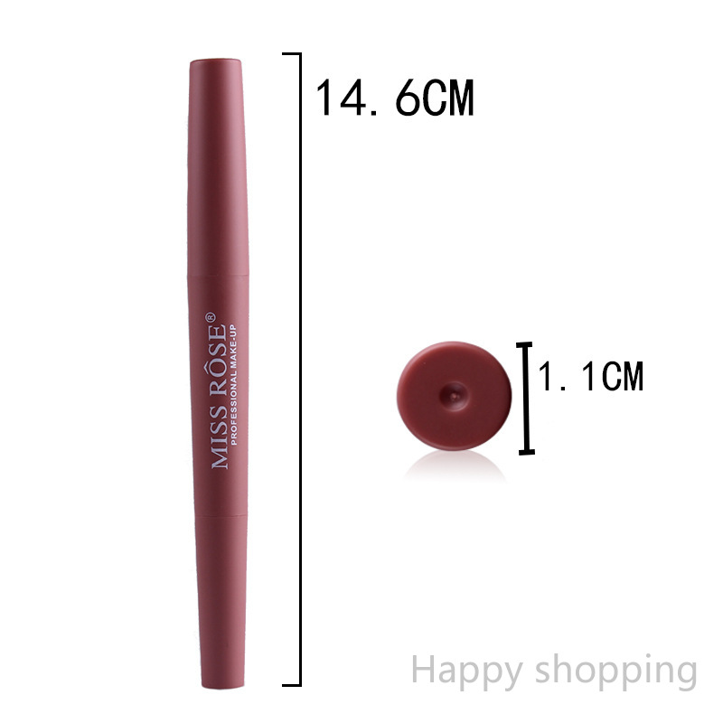 (Hàng Mới Về) Son Môi Kiêm Bút Kẻ Viền Môi Hai Đầu Đa Năng | BigBuy360 - bigbuy360.vn