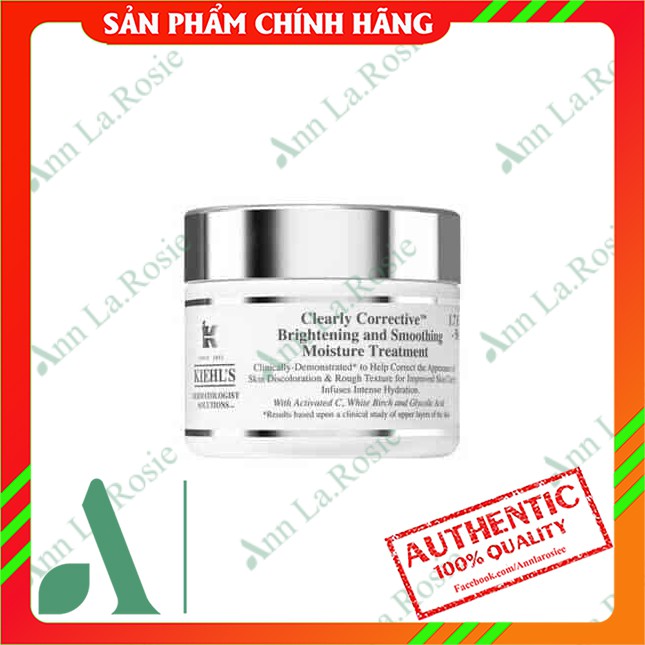 Kem dưỡng trắng da Kiehl's Clearly Corrective Brightening and Smoothing Moisture Treatment 50ml