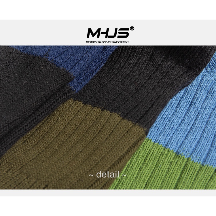 Vớ nữ cổ cao cá tính Phong cách retro Tất dài nữ chất dày dặn cao cổ Thu Đông Giữ ấm Hàn Quốc