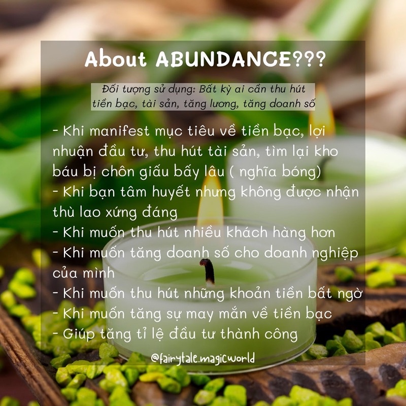 Money Magnet Spell Candle | Thu hút tiền bạc &amp; sự giàu có