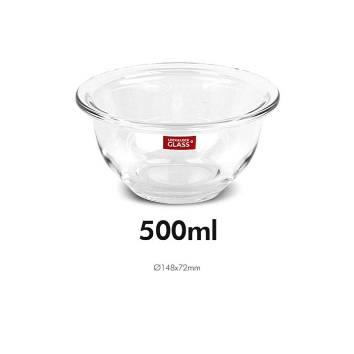 [QUÀ TẶNG KHÔNG BÁN] Thố Thủy Tinh Lock&Lock 500ml (Giao Mẫu Ngẫu Nhiên)