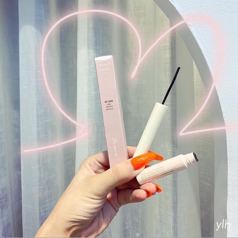 Mascara siêu mảnh chuốt mi dài mịn hàng nội địa Trung vỏ hồng Lameila | BigBuy360 - bigbuy360.vn