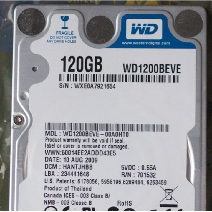 Ổ cứng HDD laptop 80gb 120gb 160gb 250gb 320gb 500gb giành cho máy laptop Hp - bảo hành 12 tháng. | BigBuy360 - bigbuy360.vn