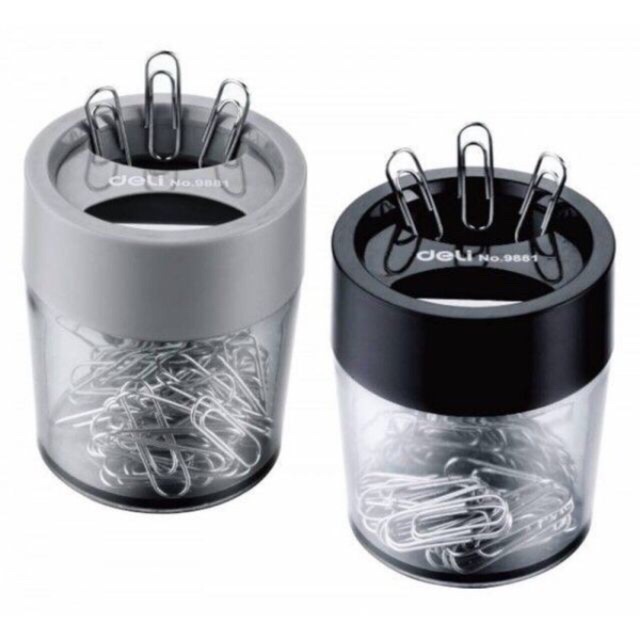 Hộp đựng ghim kẹp deli 9881