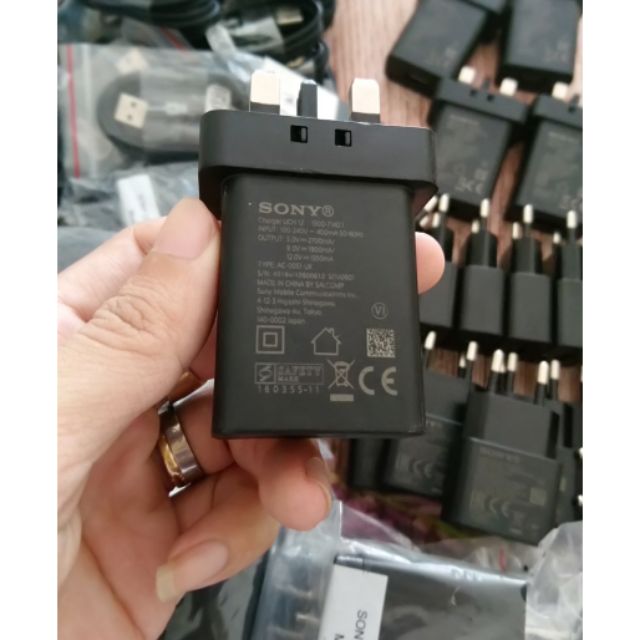 Cốc sạc Nhanh Sony UCH12 Zin theo máy - Quick Charge 3.0