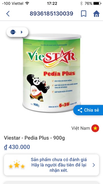 Sữa pedia plus 900g