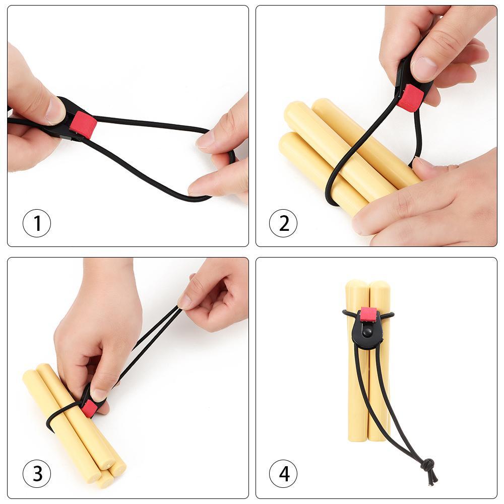 1 / 3 / 5 Dây Buộc Cần Câu Cá Chống Trượt Chắc Chắn Giá Đỡ