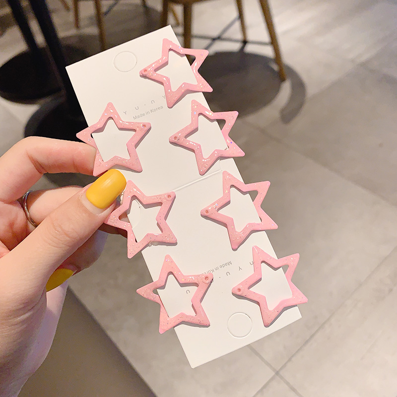 Kẹp tóc trang trí hình ngôi sao xinh xắn dành cho bé gái