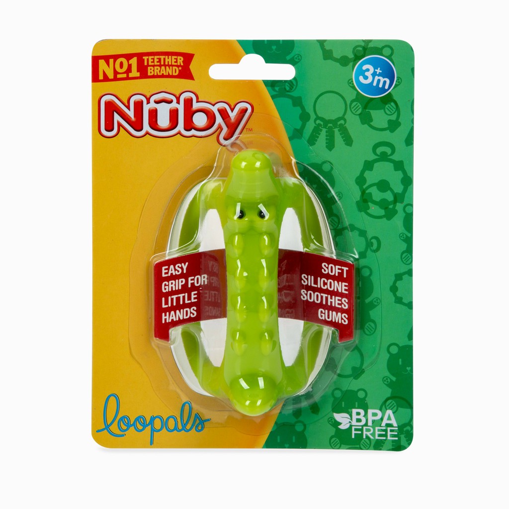 Gặm nướu Nuby hình thú cưng silicone cao cấp