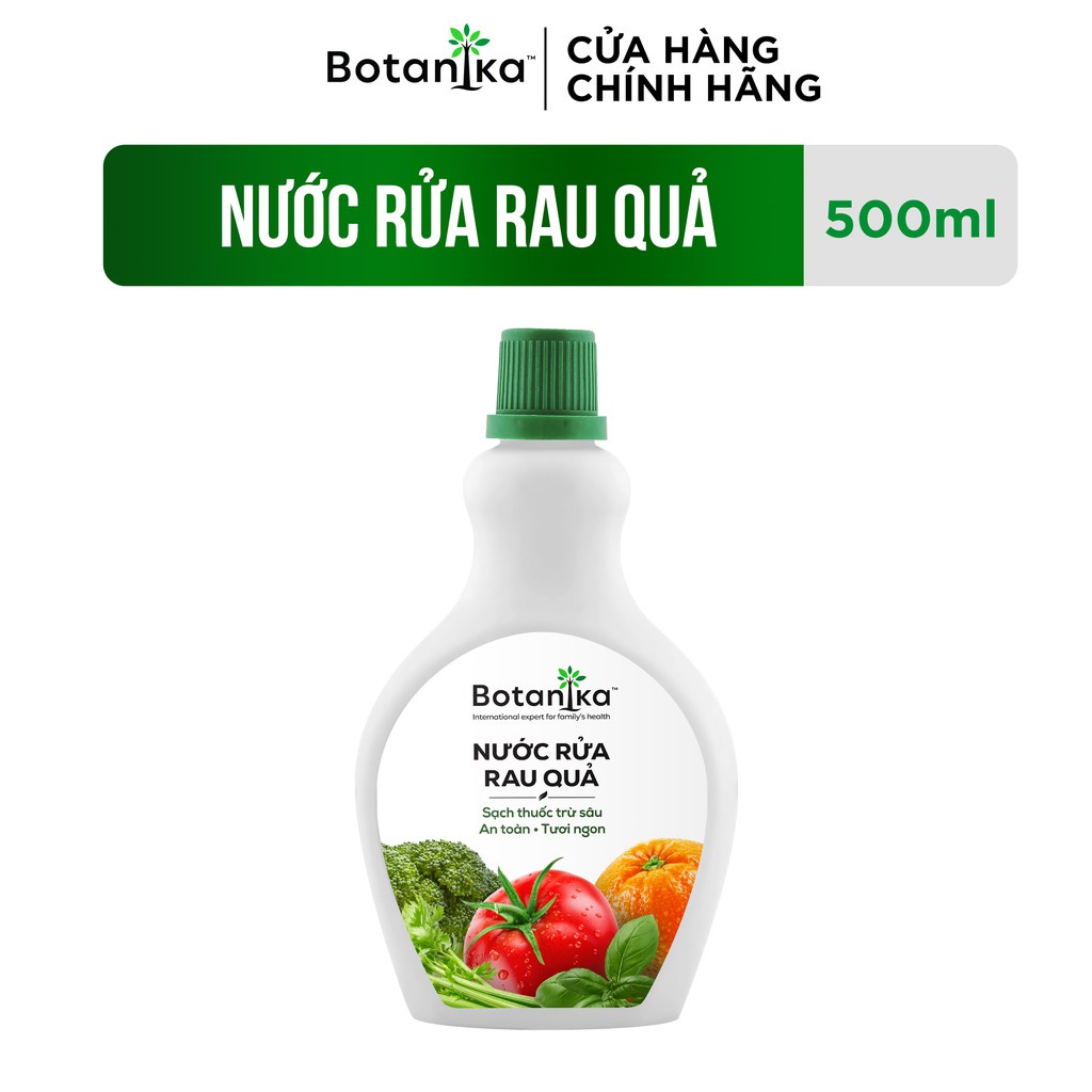 [Mã BMBAU50 giảm 50K đơn 150K] Bộ 2 Nước rửa rau Botanika 500ML