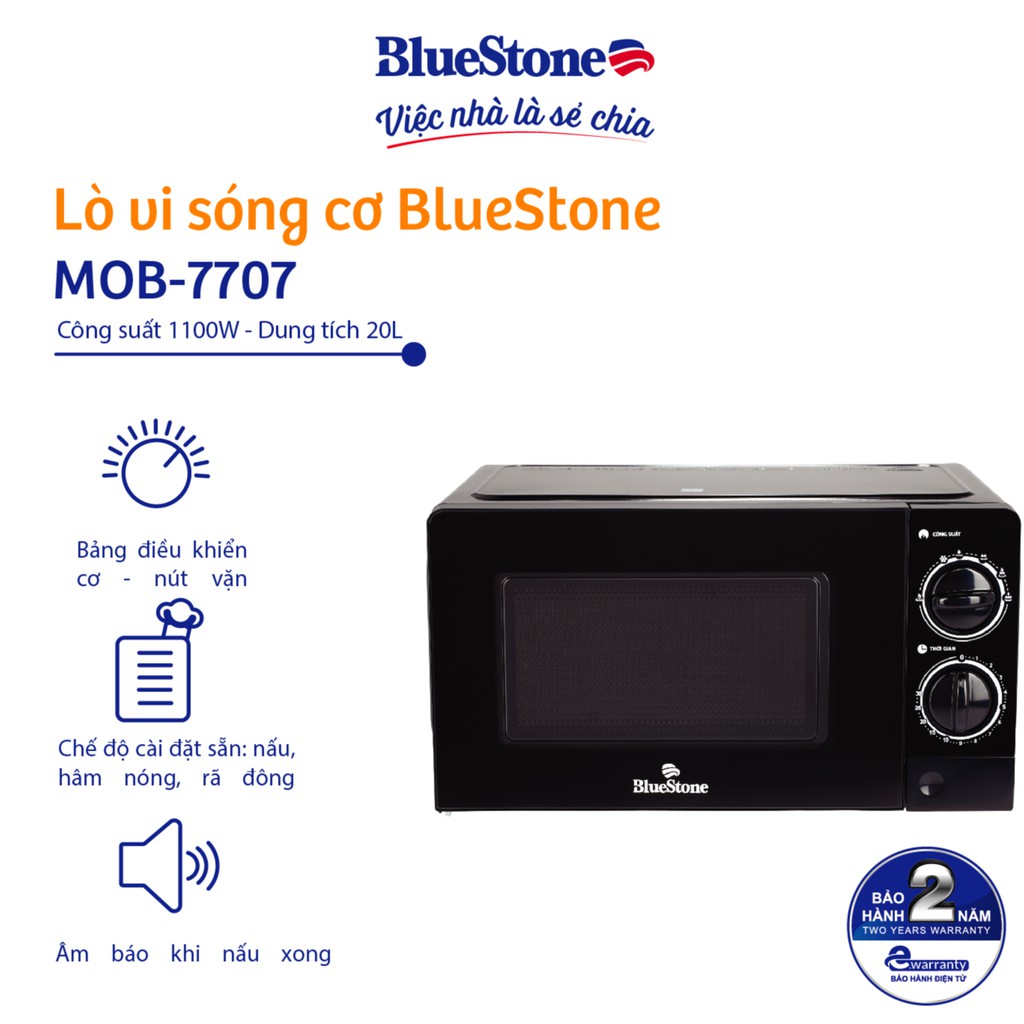 Lò Vi Sóng BlueStone MOB-7707 20L