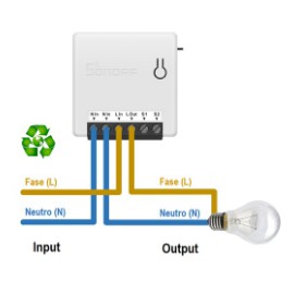 Công tắc Wifi, SONOFF MINI, điều khiển đảo chiều thông minh