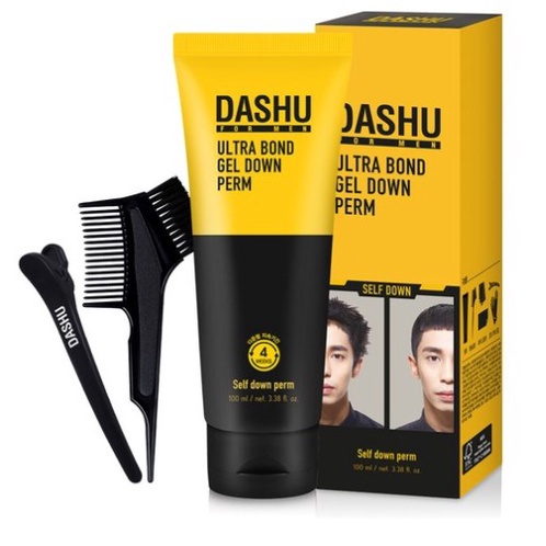 Bộ kem ép thẳng tóc dung tích 100ml + lược cọ + kẹp + găng tay tiện dụng dành cho nam