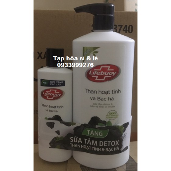 Sữa tắm lifebuoy Detox Than Hoạt Tính / matcha khổ qua 850g tặng chai rửa tay 120g hoặc chai sữa tắm nhỏ 200g | BigBuy360 - bigbuy360.vn