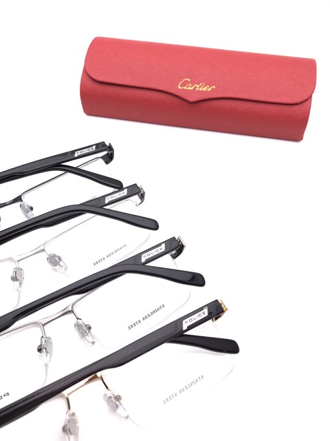 Kính gọng nửa viền Police cao cấp cho Nam