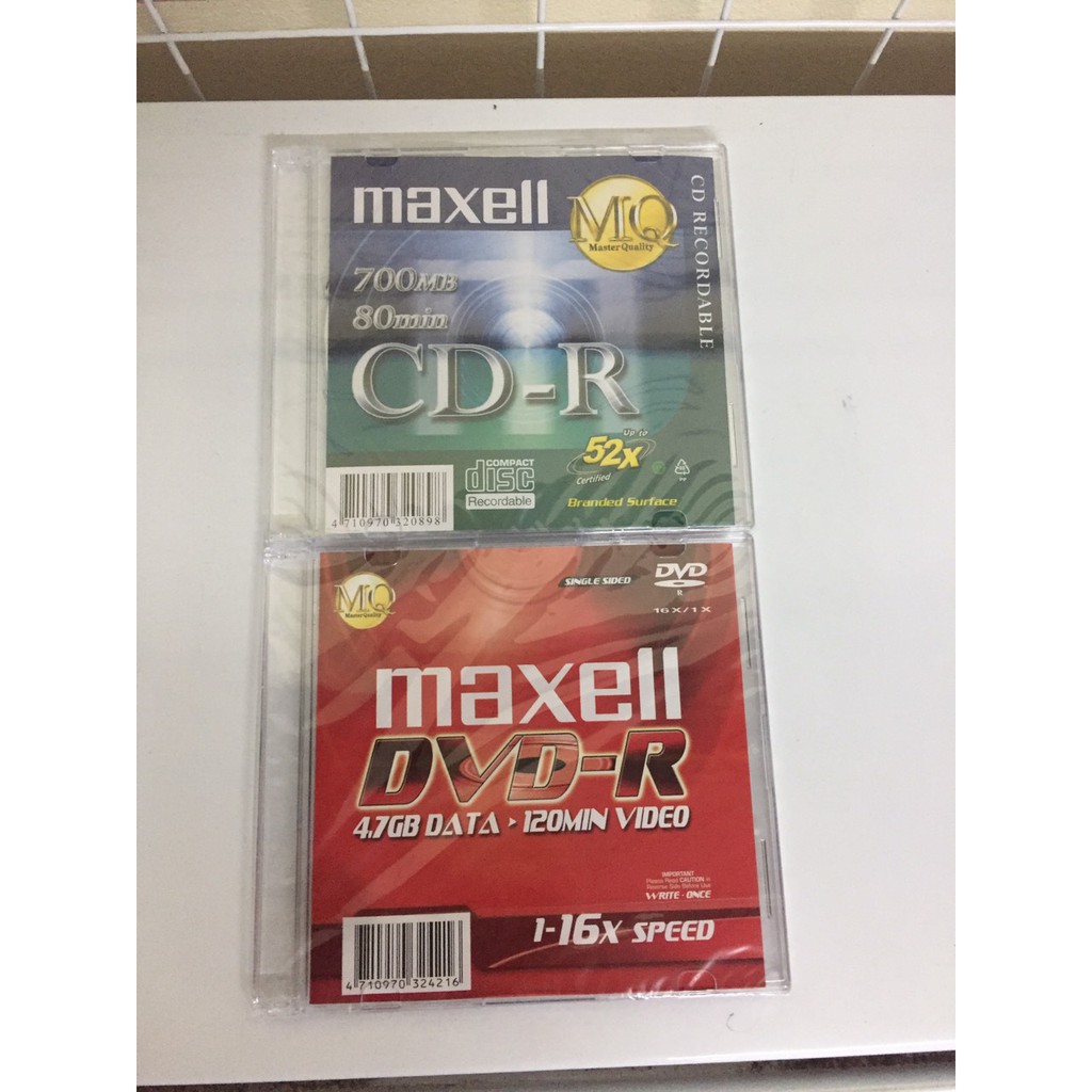 Đĩa CD-DVD Maxell hộp 10 chiếc