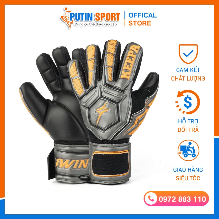 Găng tay thủ môn Hàng Chính Hãng Iwin Keepa Pro GK02-  Có Xương Trợ Lực- MỀM MẠI, THOÁNG KHÍ - Putin Shop
