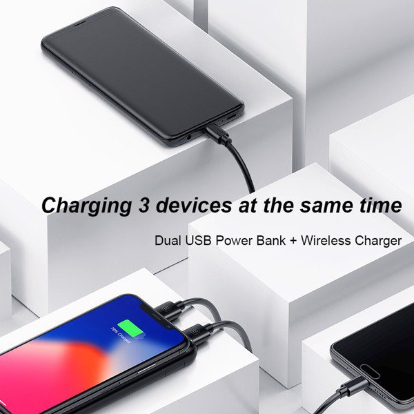 Sạc dự phòng không dây Baseus Wireless Charger 8000mAh - Hàng chính hãng