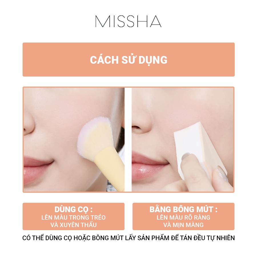 [Mã COSDEP -8% ĐH250k]Phấn Má Hồng MISSHA Cotton Mix Blusher 4g | WebRaoVat - webraovat.net.vn