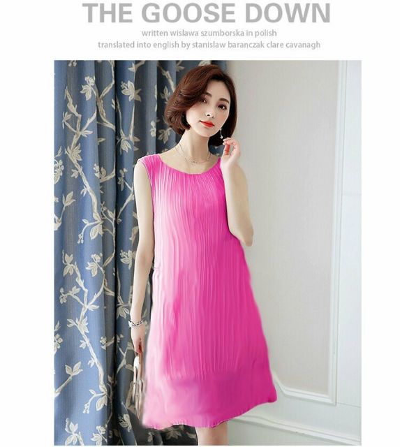 ĐẦM BẦU CÔNG SỞ VÁY BẦU SUÔNG DẬP LI THỜI TRANG HÀN QUỐC